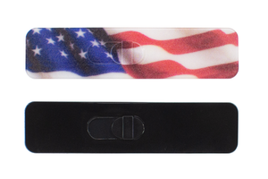 Kamshield Webcam Cover | American Flag + Black
