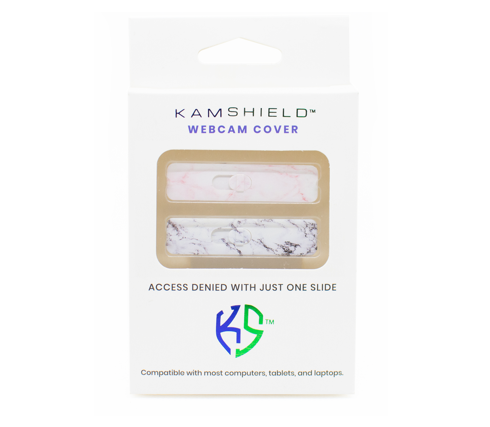 Kamshield Webcam Cover | Marble Duo