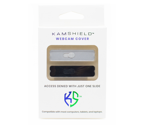 Kamshield Webcam Cover | Silver + Black