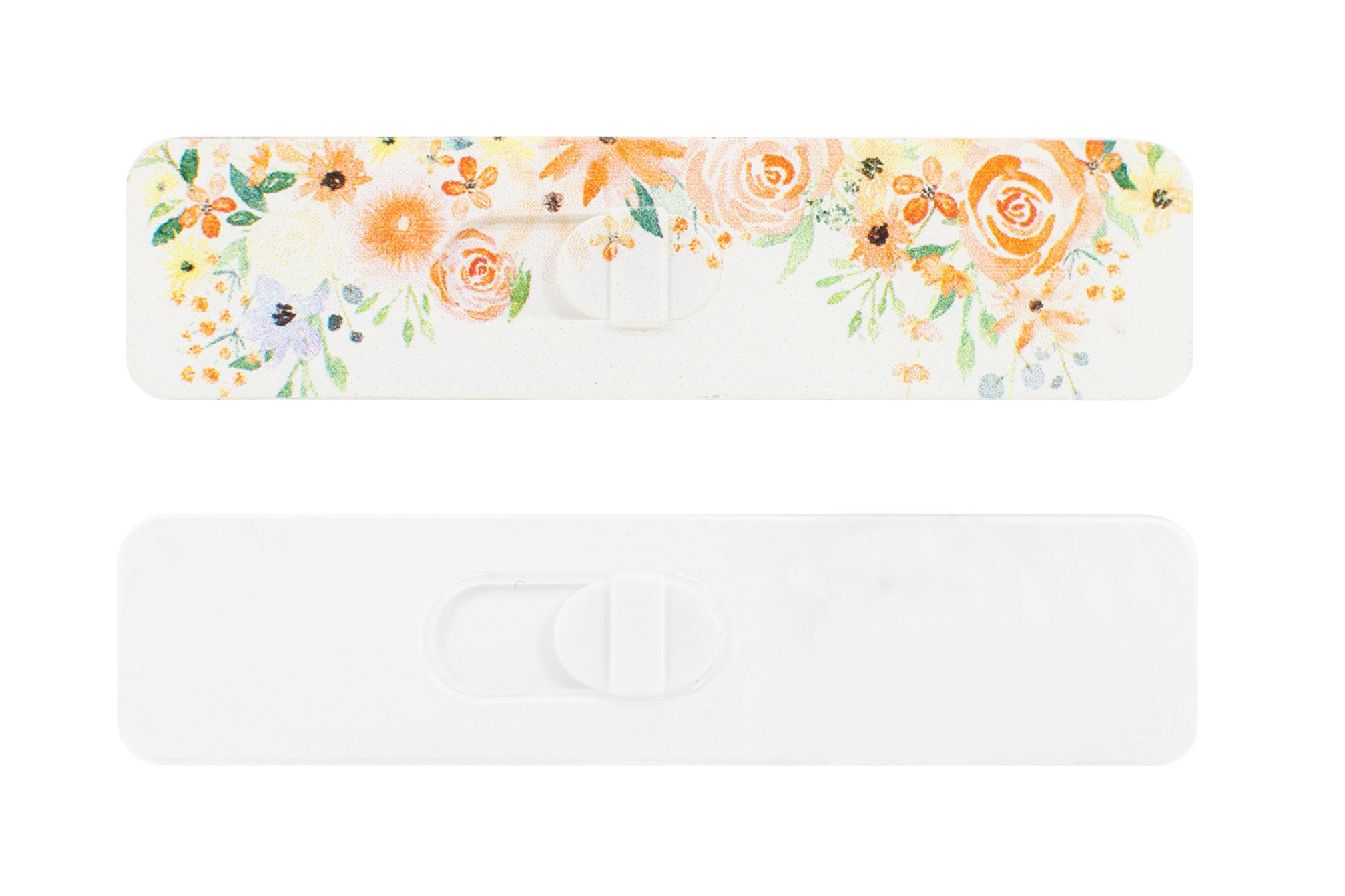 Kamshield Webcam Cover | Yellow Floral + White